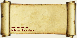 Mia Sinadinović vizit kartica